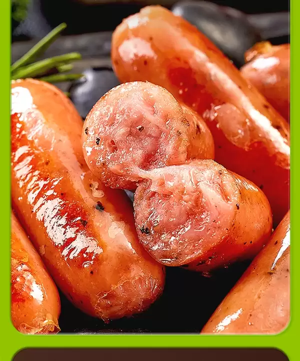 肉含量≥85%  满嘴爆汁！林饱饱火山石烤肠22元40根发货