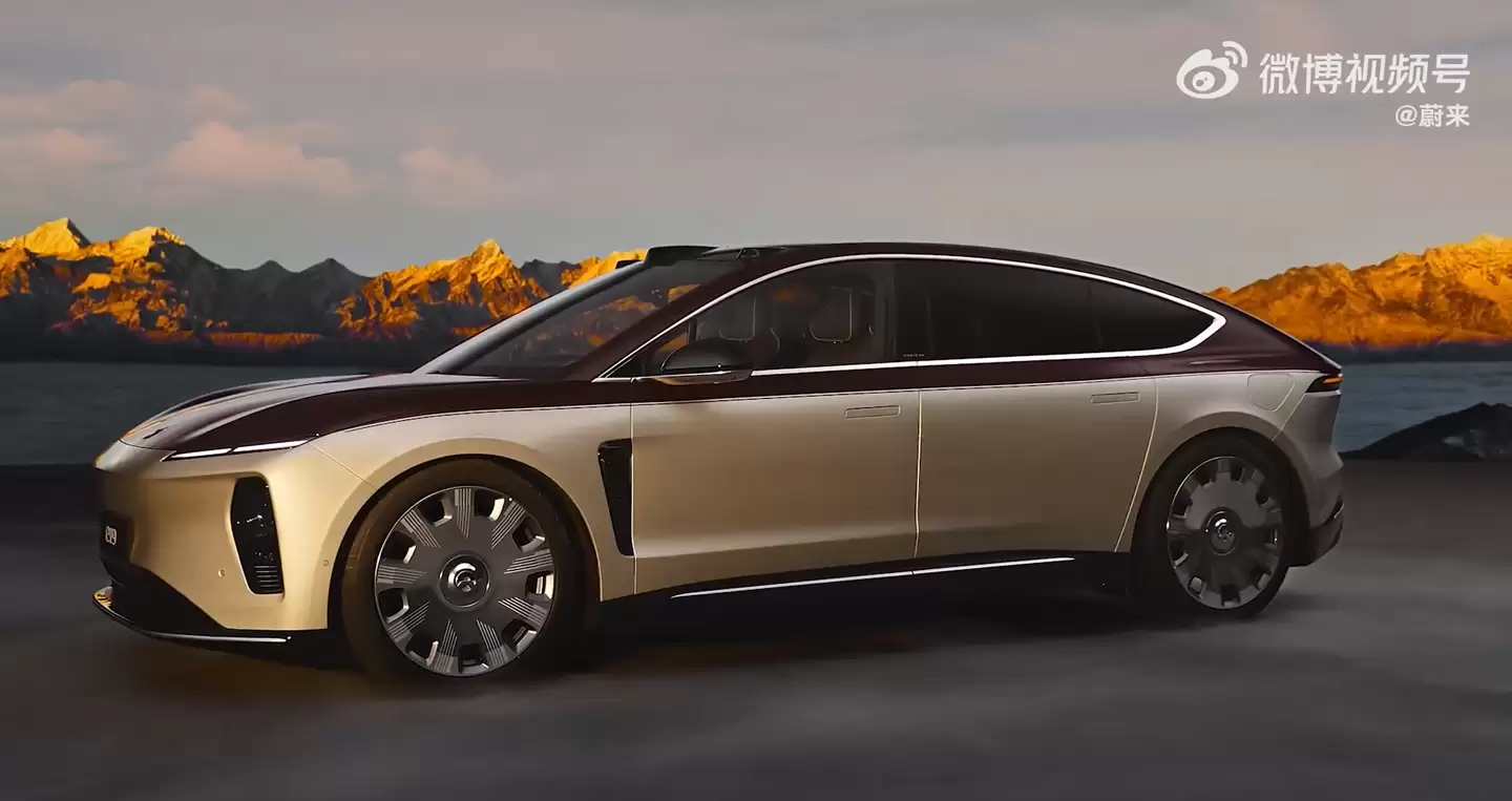 蔚来 ET9 地平线特别版“日照金山”外观公布，明日亮相广州车展