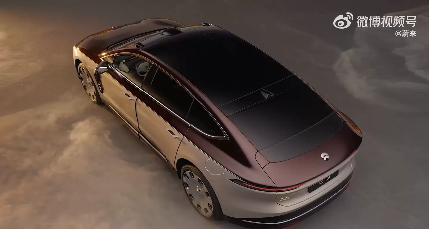 蔚来 ET9 地平线特别版“日照金山”外观公布，明日亮相广州车展