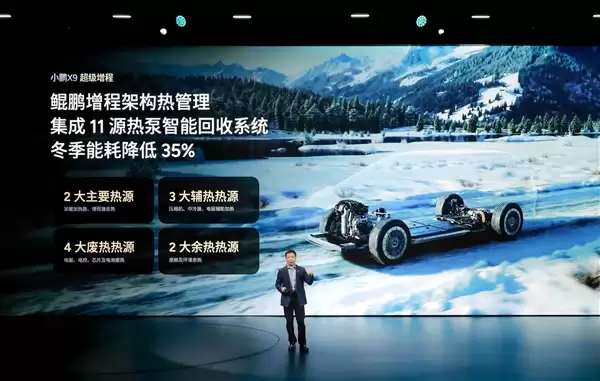 全球首发冰雪稳定系统!小鹏X9超级增程硬刚积雪路面