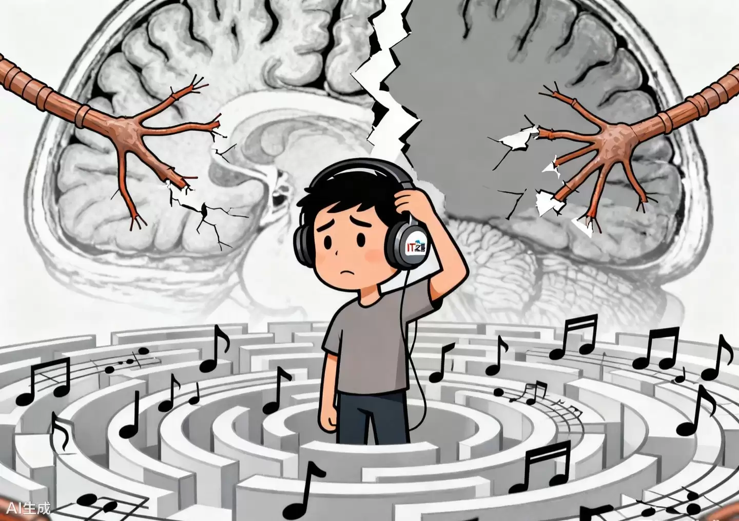 特异性音乐快感缺失获突破:大脑连接障碍揭示音乐无感之谜