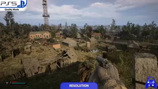 潜行者2PS5与PS5 Pro画质对比：分辨率提升显著