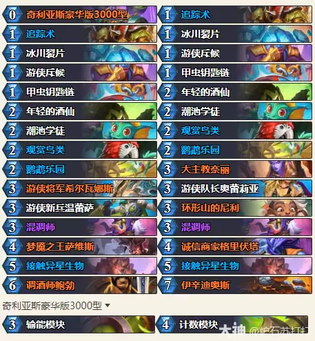 炉石传说34.0.2发现猎卡组代码一览