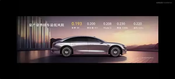 0.193极致风阻系数!余承东:享界S9上市一年多仍保持全球量产最低