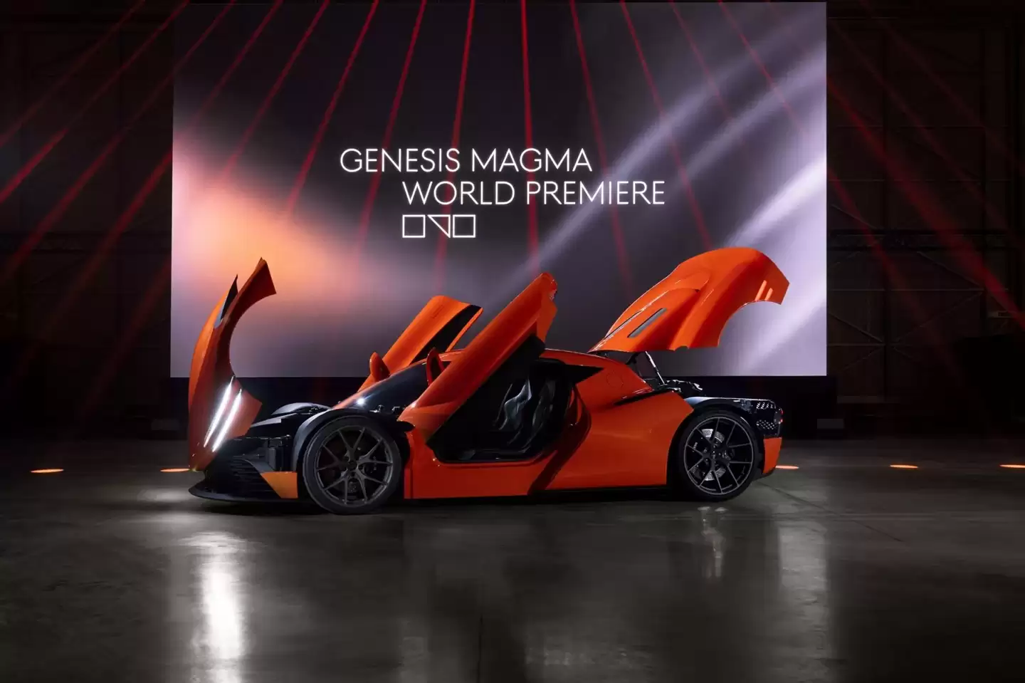 捷尼赛思首款“纯粹跑车”:Magma GT 概念车首秀,中置引擎