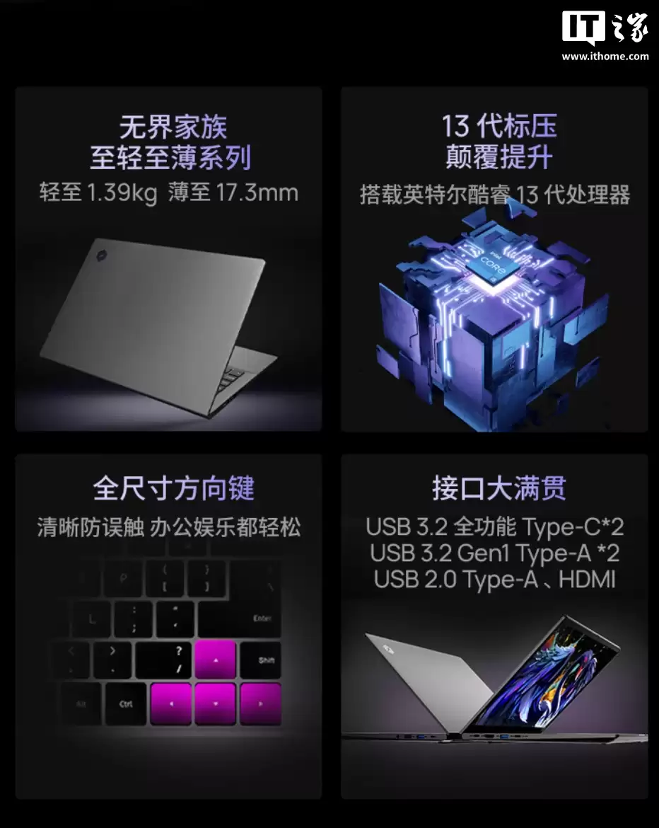 3099 元:机械革命无界 14S 斗战版轻薄本新增酷睿 i5-13420H 版,配备 16GB 内存 +512GB 硬盘