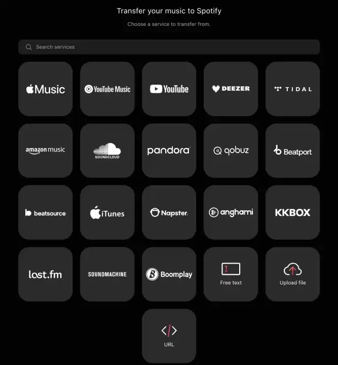 Spotify 推出歌单导入功能，支持 Apple Music、YouTube、Amazon Music 等多个平台