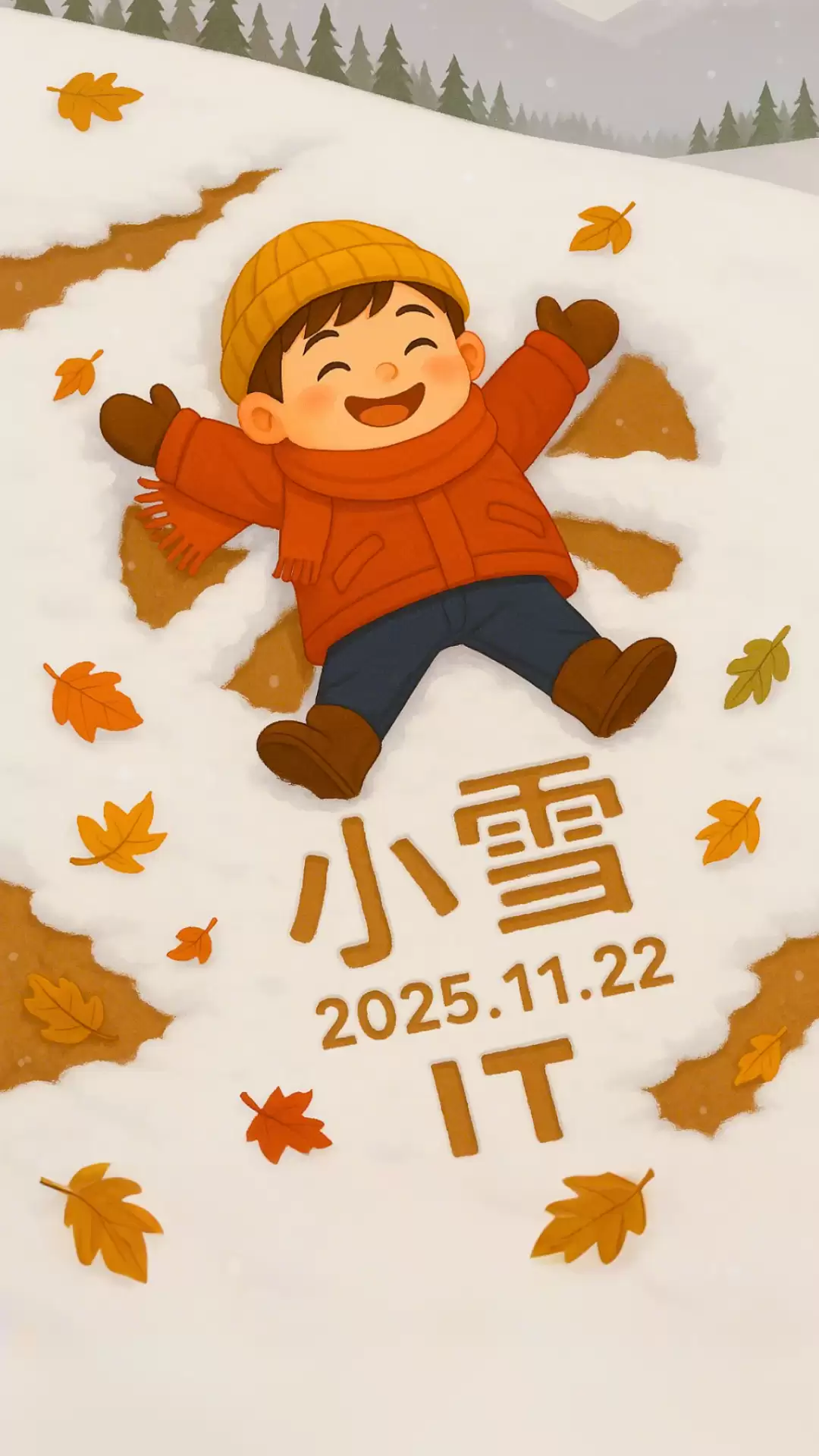 今日小雪：雨凝为雪，地气冻结