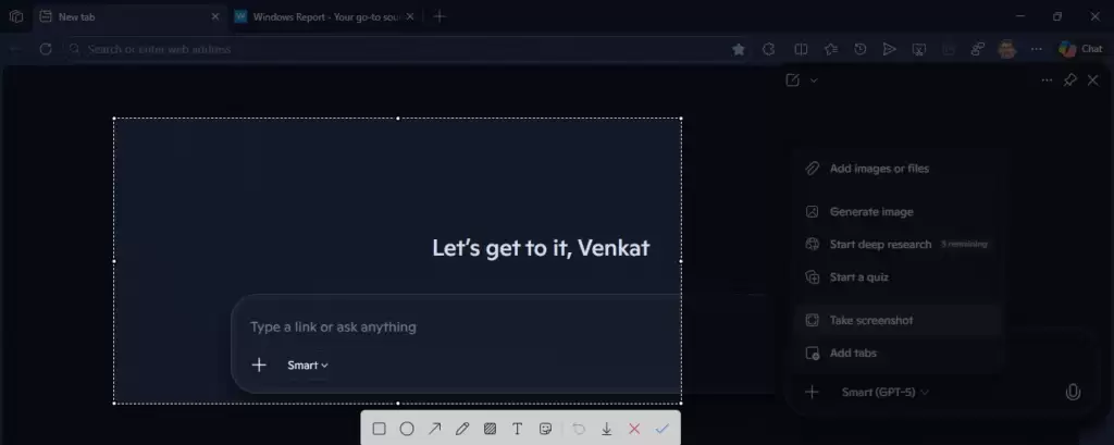 微软 Edge 浏览器将升级 Copilot 交互:截图到 AI 分析,一气呵成