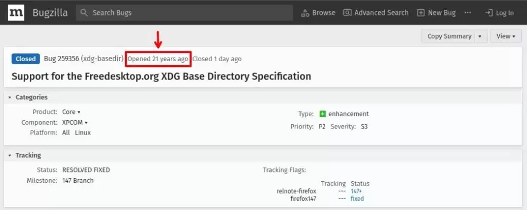 终结21年老BUG，Linux版火狐Firefox 147浏览器起将规范文件目录