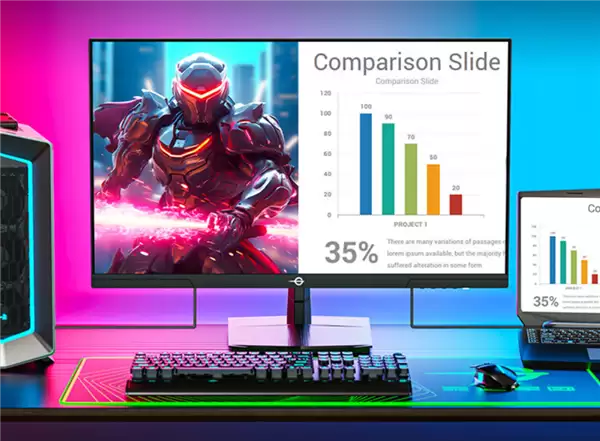 泰坦军团新款27英寸显示器首销799元：2K+200Hz屏 支持HDR+500