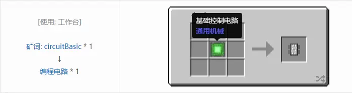 我的世界格雷科技社区版芯片合成大全