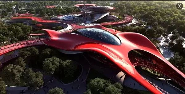 法拉利博物馆落户北京城市副中心:亚洲首家 概念图像像汽车