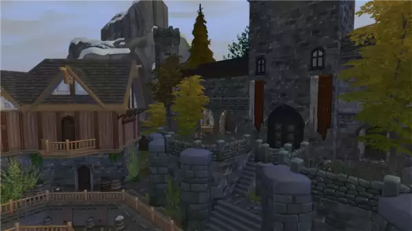 玩家耗时一年:在《模拟人生4》中还原《上古卷轴5》知名城市!