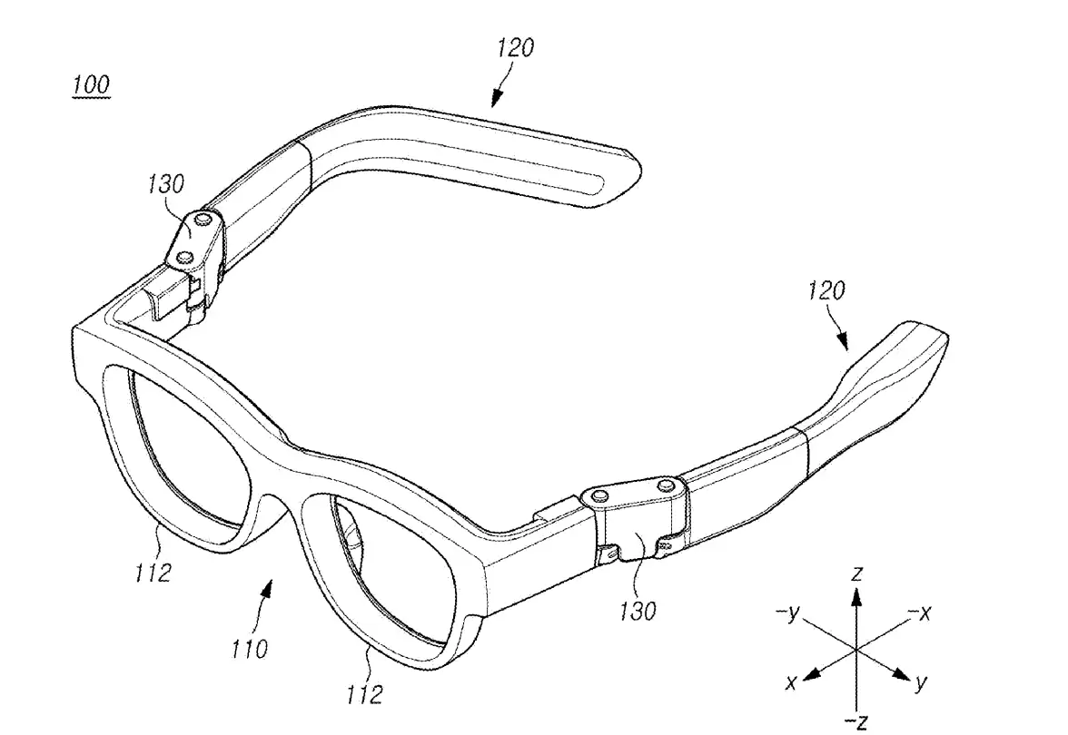 三星 AR 眼镜专利曝光：创新铰链设计提升佩戴舒适度