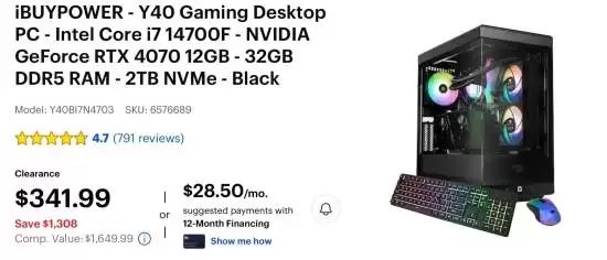 捡漏大王！网友2630元低价抢到RTX 4070主机：畅玩高画质3A