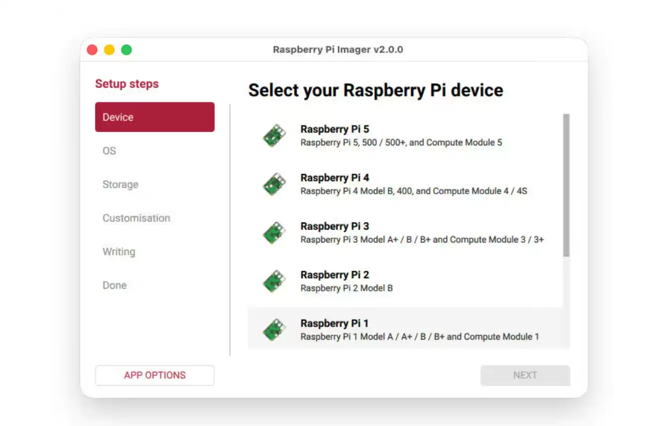 树莓派官方镜像烧录工具 Raspberry Pi Imager 更新 2.0 版本，重构 UI 界面