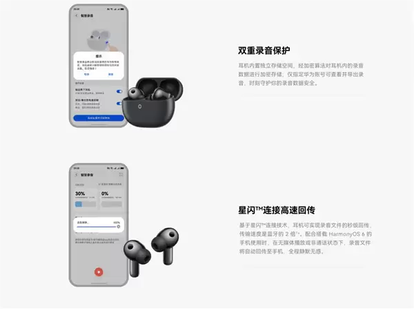 首款星闪音频耳机！华为FreeBuds Pro 5悦享耳机开售：1499元 母带级无损音质