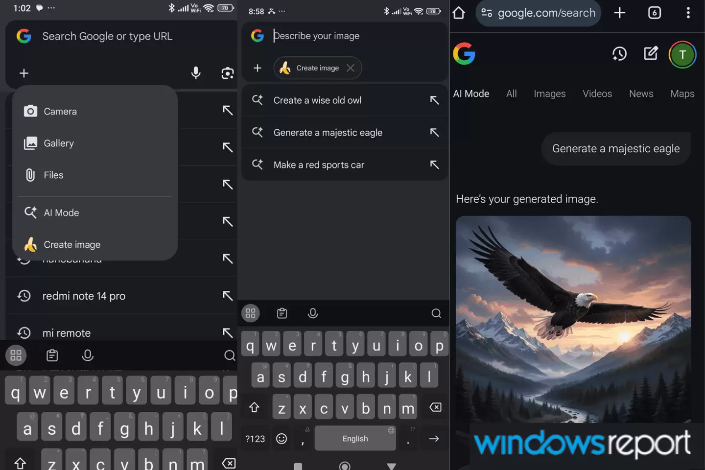 安卓版谷歌 Chrome Canary 浏览器地址栏现原生支持 AI 生图