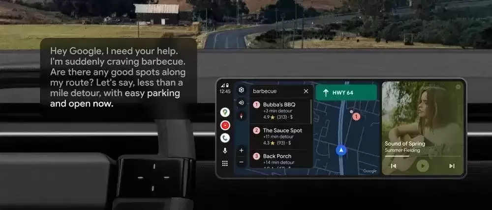 谷歌车联系统 Android Auto 集成 Gemini AI，用户动动嘴搞定导航、回邮件、查日程等