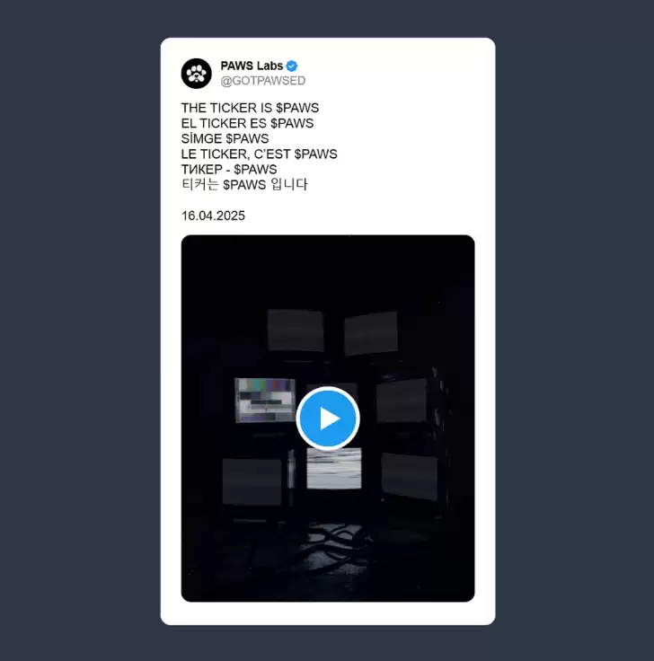 PAWS 空投:如何出售及价格预测