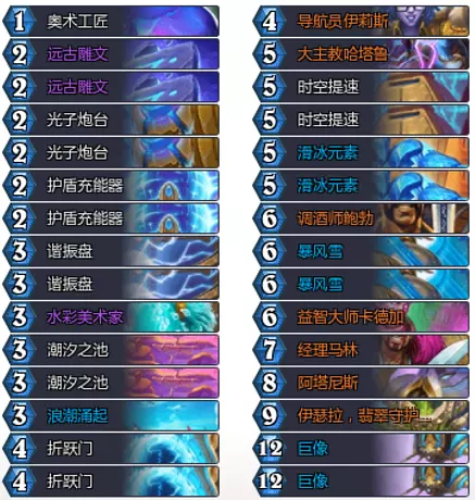 炉石传说穿越时间流星灵法卡组代码推荐