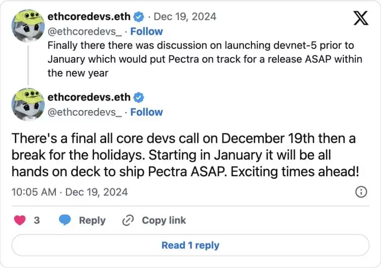 以太坊的救赎?Pectra升级能否让ETH重回巅峰?