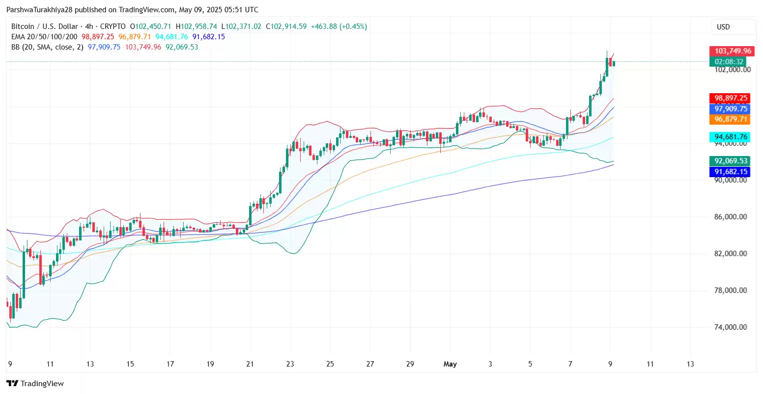 2025年5月比特币价格预测:BTC能否突破10万？未来六个月价格怎么走？
