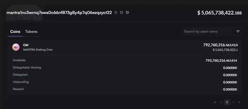 MANTRA(OM)币暴跌原因是什么？起底MANTRA代币的黑历史