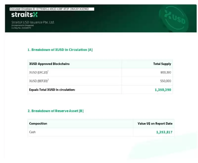 什么是 StraitsX USD(XUSD)?XUSD如何运作的?XUSD详细介绍