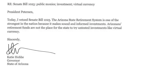 美国亚利桑那州长否决比特币储备法案：虚拟货币是未经验证的投资