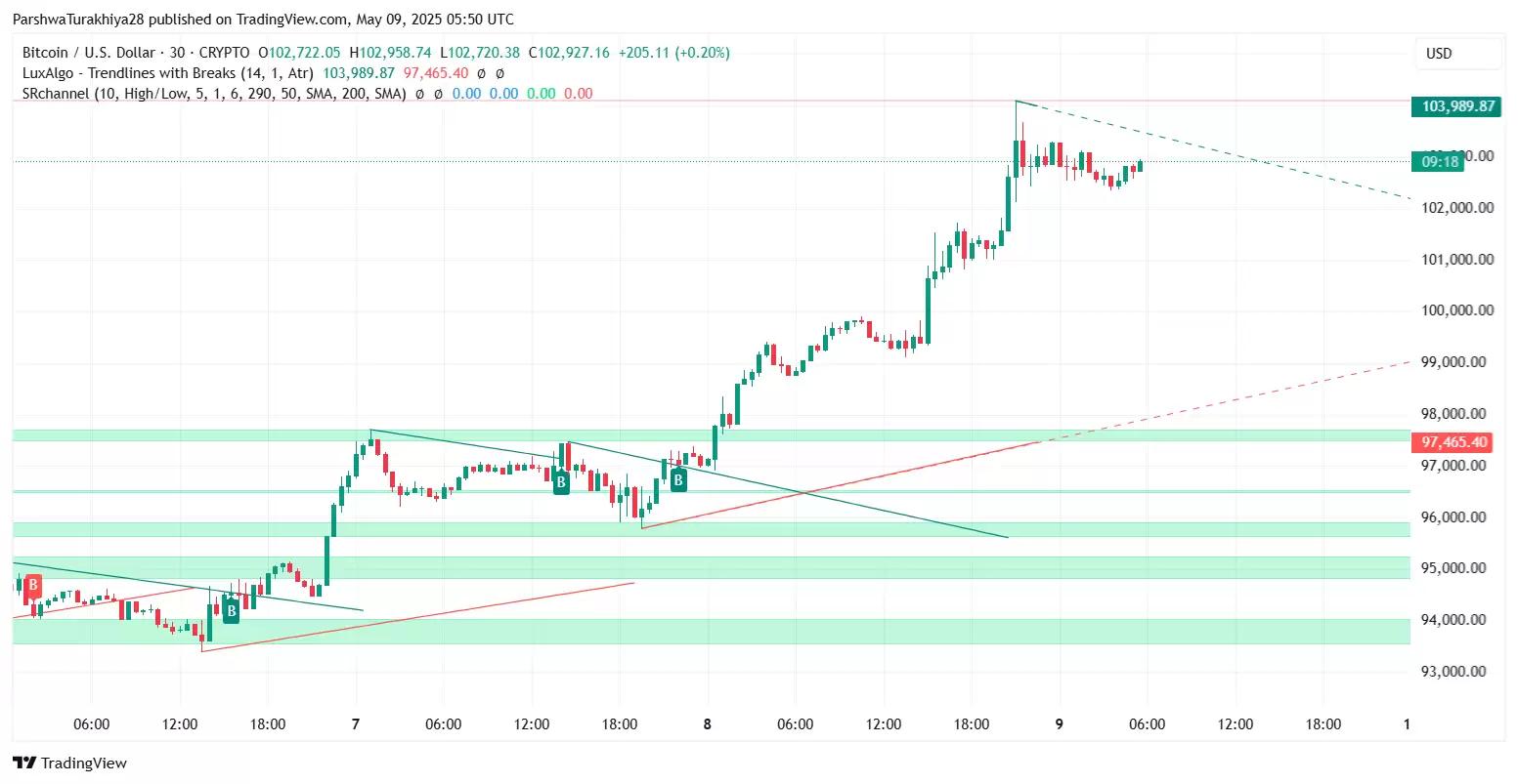 2025年5月比特币价格预测:BTC能否突破10万？未来六个月价格怎么走？