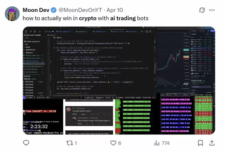 AI驱动的加密货币交易机器人配置与使用指南