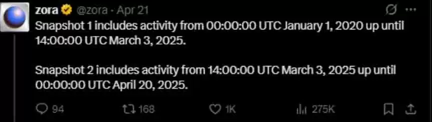 Zora 代币上市:ZORA 上市时的价格预期