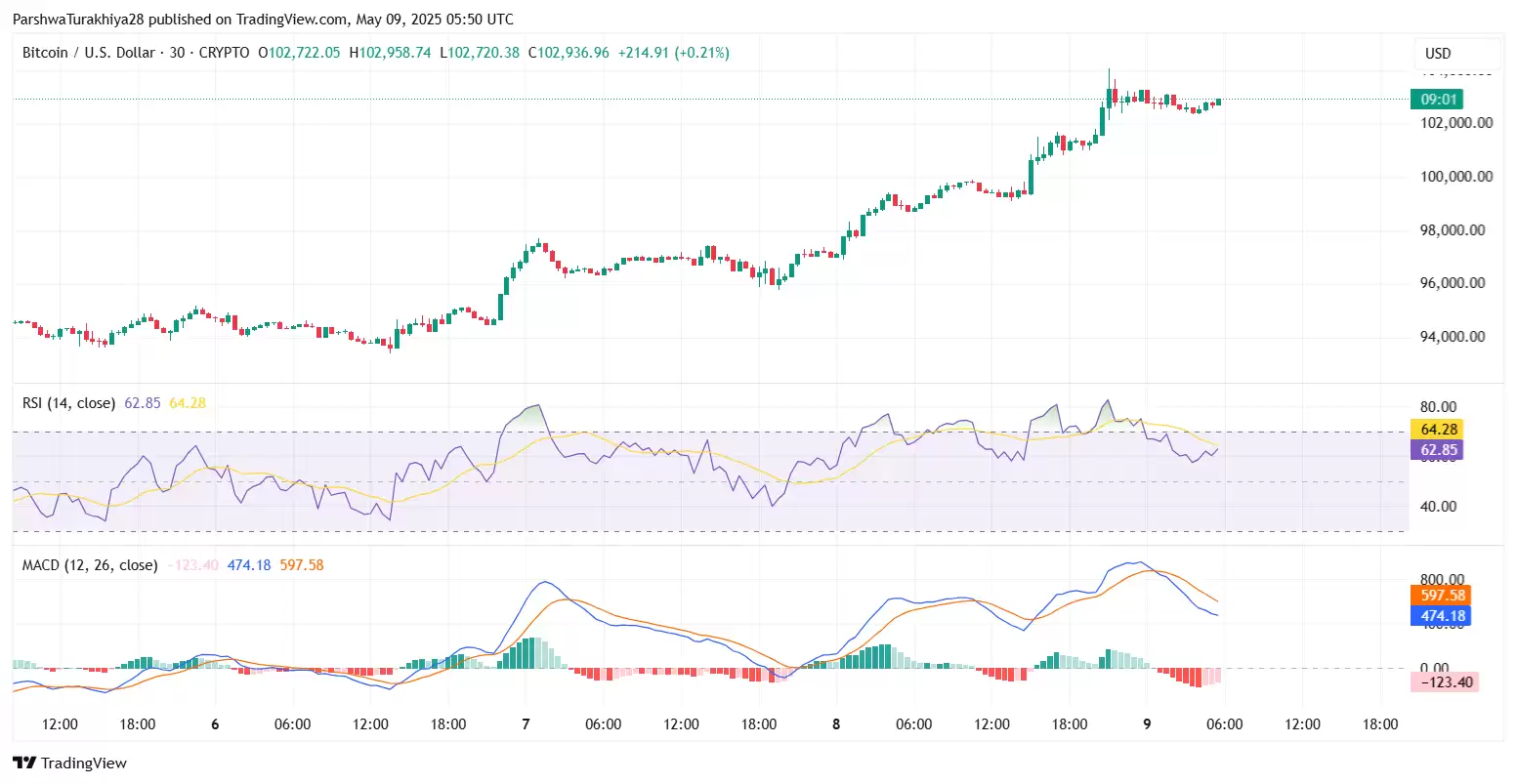 2025年5月比特币价格预测:BTC能否突破10万？未来六个月价格怎么走？