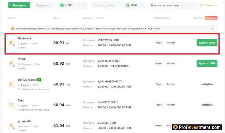 2025年最安全靠谱的P2P十大加密货币交易所排名(卖家和买家点对点交易)