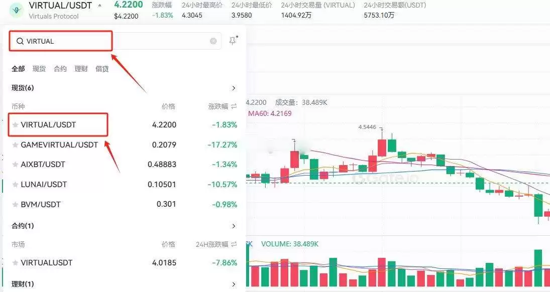 VIRTUAL币怎么买?在哪买?VIRTUAL币买卖交易教程
