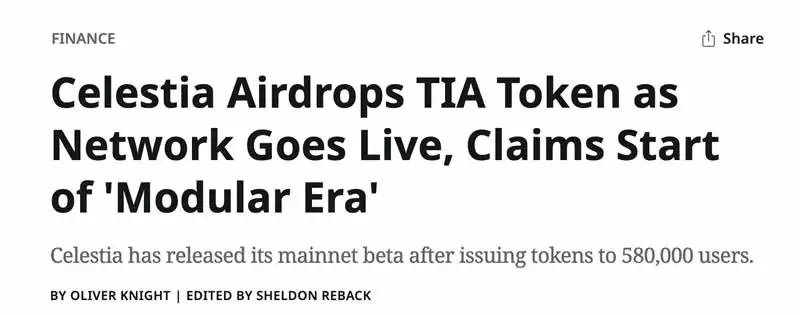 加密货币史上十大空投项目盘点