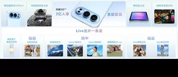 荣耀500系列首售卖爆：销量达前代151%