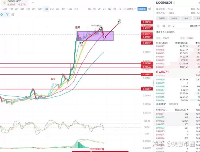 狗狗币(DOGE)现在还能入手吗?今年能否跨过0.5美元,冲到1美金吗?