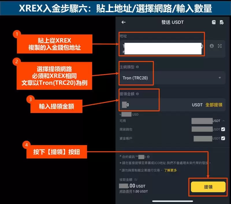 XREX入金步骤六
