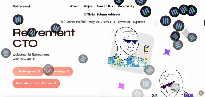 RETIREMENT币是什么？RETIREMENT币代币经济学及路线图介绍