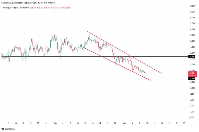 Hyperliquid (HYPE) 价格分析:随着市场情绪转为看跌,鲸鱼面临损失