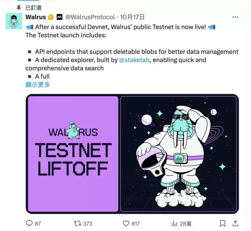 Walrus(WAL)币是什么？WAL币潜力如何？WAL币未来展望