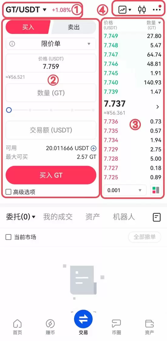 什么是币币交易？Gate.io交易所币币交易操作流程(App/Web版)