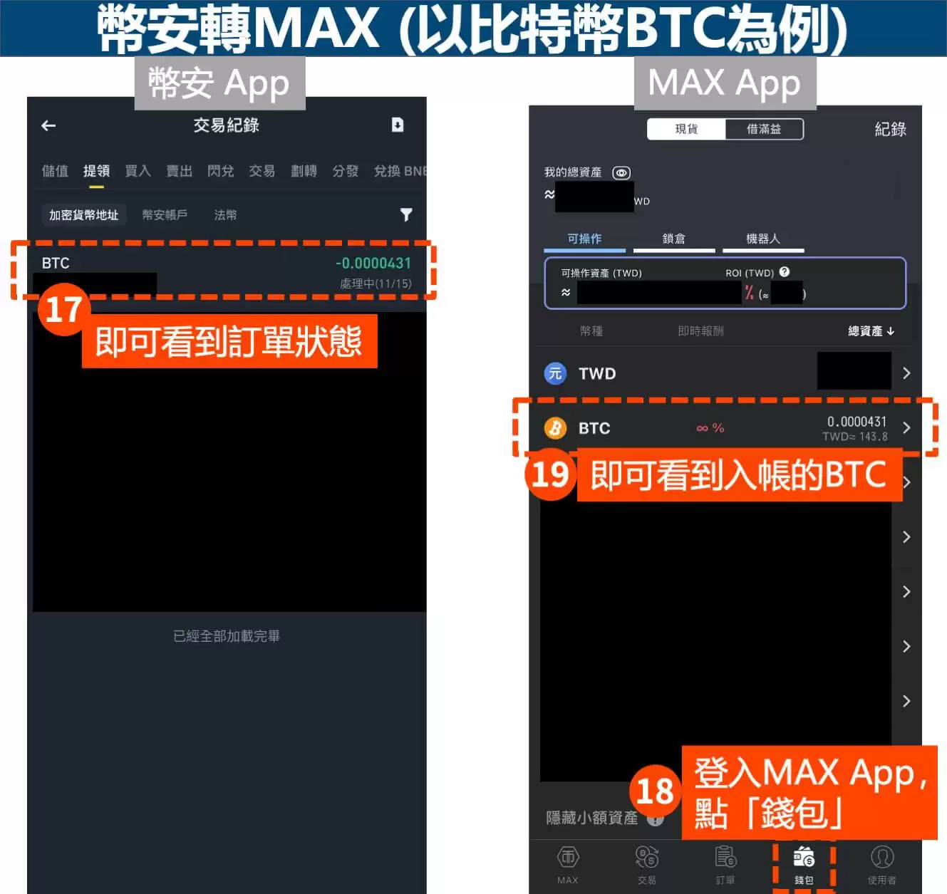 币安如何转帐到MAX交易所？图文步骤教学