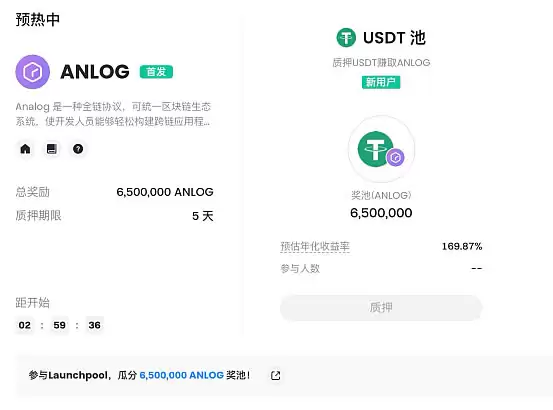Gate.io LaunchPool新用户ANLOG币质押奖励活动参与方式
