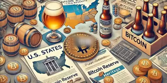 美国再添两州考虑投资比特币!上市酒厂Heritage计划接受BTC支付