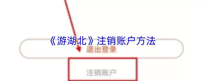 《游湖北》注销账户方法