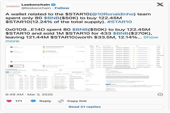 什么是罗纳迪尼奥币$STAR10？深入探讨足球迷因代币